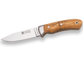 CUCHILLO DE MONTE ENTERIZO CON CACHAS EN MADERA DE OLIVO Y HOJA DE 12 CM. CO16 - Espadas y Más