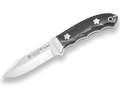 CUCHILLO DE MONTE ENTERIZO CON VIROLA CACHAS EN ASTA DE BÚFALO Y HOJA DE 9,5 CM. CF84 - Espadas y Más