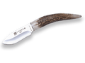 CUCHILLO DE MONTE PARA CUELLO COLGANTE PUÑO EN ASTA DE CIERVO Y HOJA DE 7,5 CM CC57 - Espadas y Más