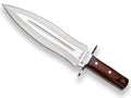 CUCHILLO DE REMATE JOKER BISONTE CON PUÑO DE STAMINA Y HOJA DE DOBLE FILO DE 25,5 CM. FUNDA DE CUERO CR44 - Espadas y Más