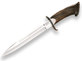 Imagen de Cuchillo De Remate Joker Chamoís, Puño De Ciervo,Hoja De 25,5 Cm.Funda De Cuero CN31 parte de nuestra colección en Espadas y más, sitio oficial.