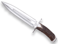 Imagen de Cuchillo De Remate Joker Coyote, Puño De Ciervo, Hoja De Doble Filo De 23 Cm. Funda De Cuero CC07 parte de nuestra colección en Espadas y más, sitio oficial.
