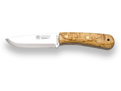 CUCHILLO DE SUPERVIVENCIA Y BUSHCRAFT JOKER MONTAÑERO, MANGO ABDEDUL RIZADO CL135 - Espadas y Más