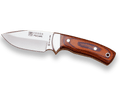 CUCHILLO DESOLLADOR CON VIROLA CACHAS EN MADERA ROJA PRENSADA Y HOJA DE 7,5 CM. CR20 - Espadas y Más