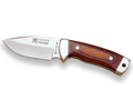 CUCHILLO DESOLLADOR CON VIROLA CACHAS EN MADERA ROJA Y HOJA DE 8,5 CM. CR21 - Espadas y Más