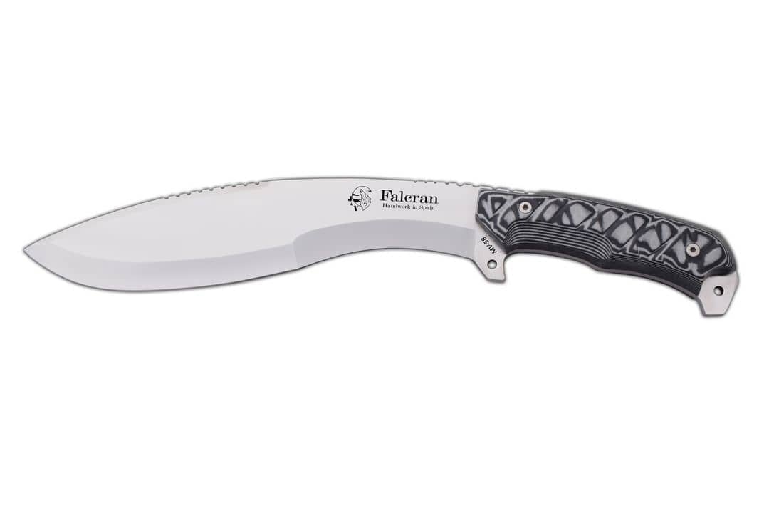 Cuchillo falcran micarta negro 1266-M1 - Espadas y Más