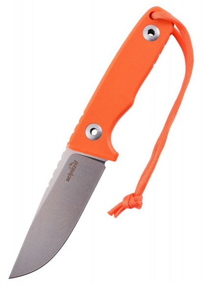 Cuchillo fijo de exterior Schnitzel TRI, Naranja o Verde SNL-03 - Espadas y Más