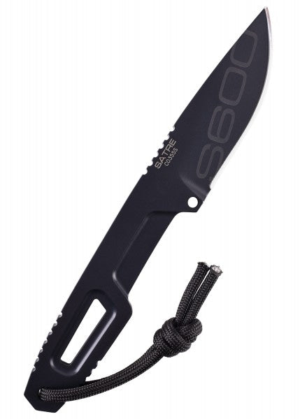 Cuchillo fijo Satre S600 Negro Extrema Ratio 04.1000.0222-BLK-S6 - Espadas y Más