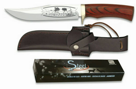 Cuchillo madera stamina roja - Espadas y Más