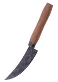 Cuchillo medieval con empuñadura de madera, forjado a mano, 28 cm. ULF-KD-13 - Espadas y Más