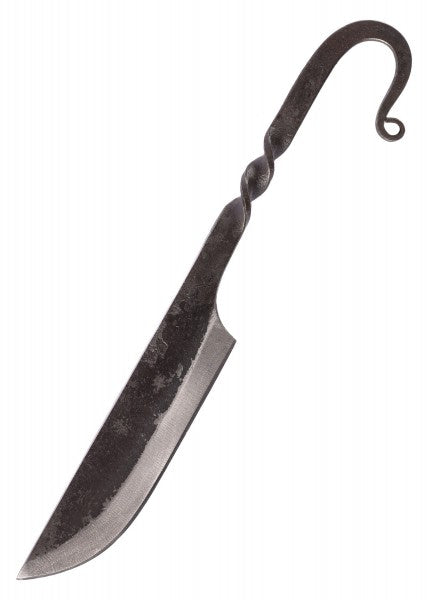 Cuchillo medieval forjado a mano con funda de cuero 0397000004 - Espadas y Más