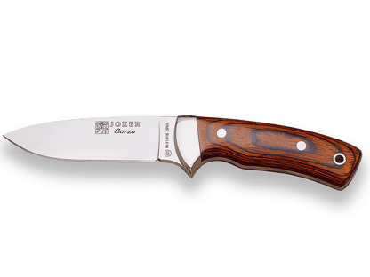 Imagen de Cuchillo Montero Con Virola Cachas De Madera Roja Prensada Y Hoja De 10 Cm. CR24 parte de nuestra colección en Espadas y más, sitio oficial.