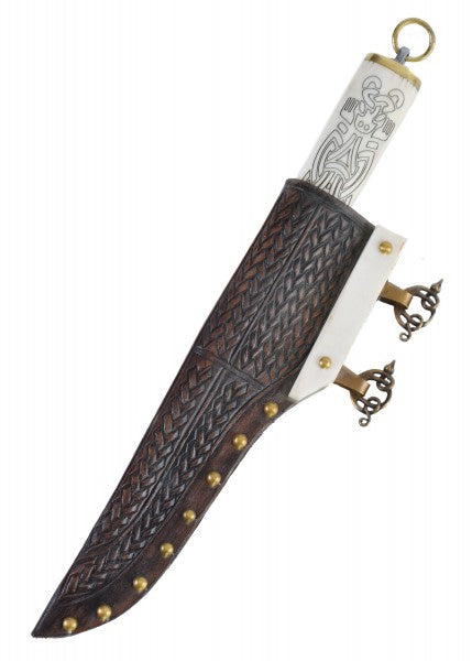 Cuchillo Pequeño vikingo, mango de hueso en Borrestil, siglo 9 / 10 0316201800 - Espadas y Más