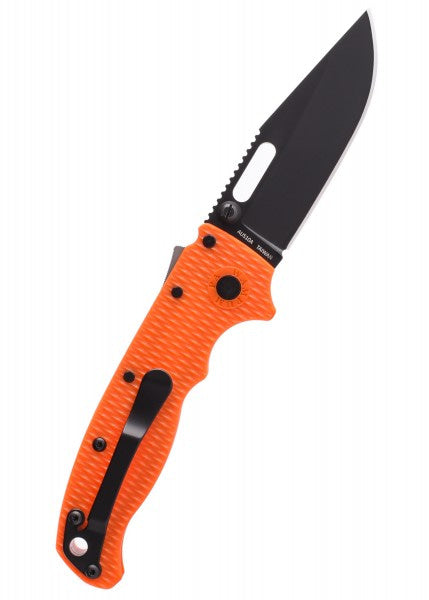 Cuchillo Pocket Demko AD20.5 Clip Point, Naranja, DLC - DK-AD20-5-C-OR DLC - Espadas y Más