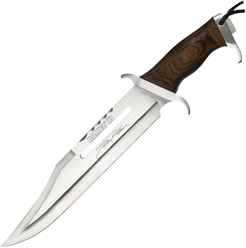 Cuchillo Rambo III Edición Silvester Stallone (Firmado) - Espadas y Más