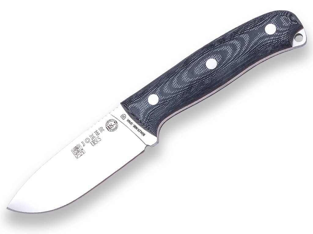 CUCHILLO SUPERVIVENCIA JOKER BS9 URSUS FUNDA VAQUETILLA - Espadas y Más