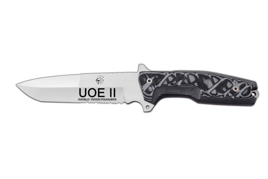 Cuchillo UOE II micarta negra 1228-M1 - Espadas y Más