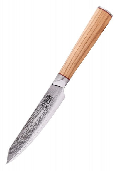 Cuchillo utilitario, acero de Damasco DTYT-DUK-OK - Espadas y Más