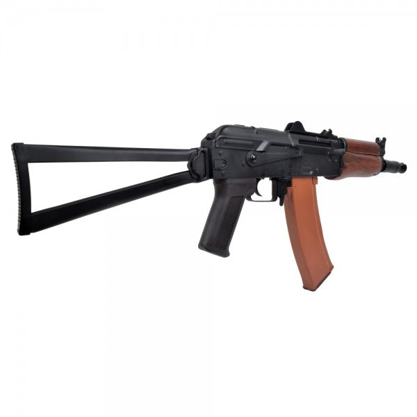 FUSIL ELÉCTRICO CYMA AKS-74U MADERA REAL (CM035) - Espadas y Más