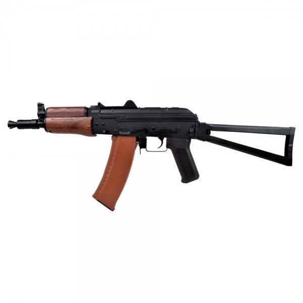 FUSIL ELÉCTRICO CYMA AKS-74U MADERA REAL (CM035) - Espadas y Más