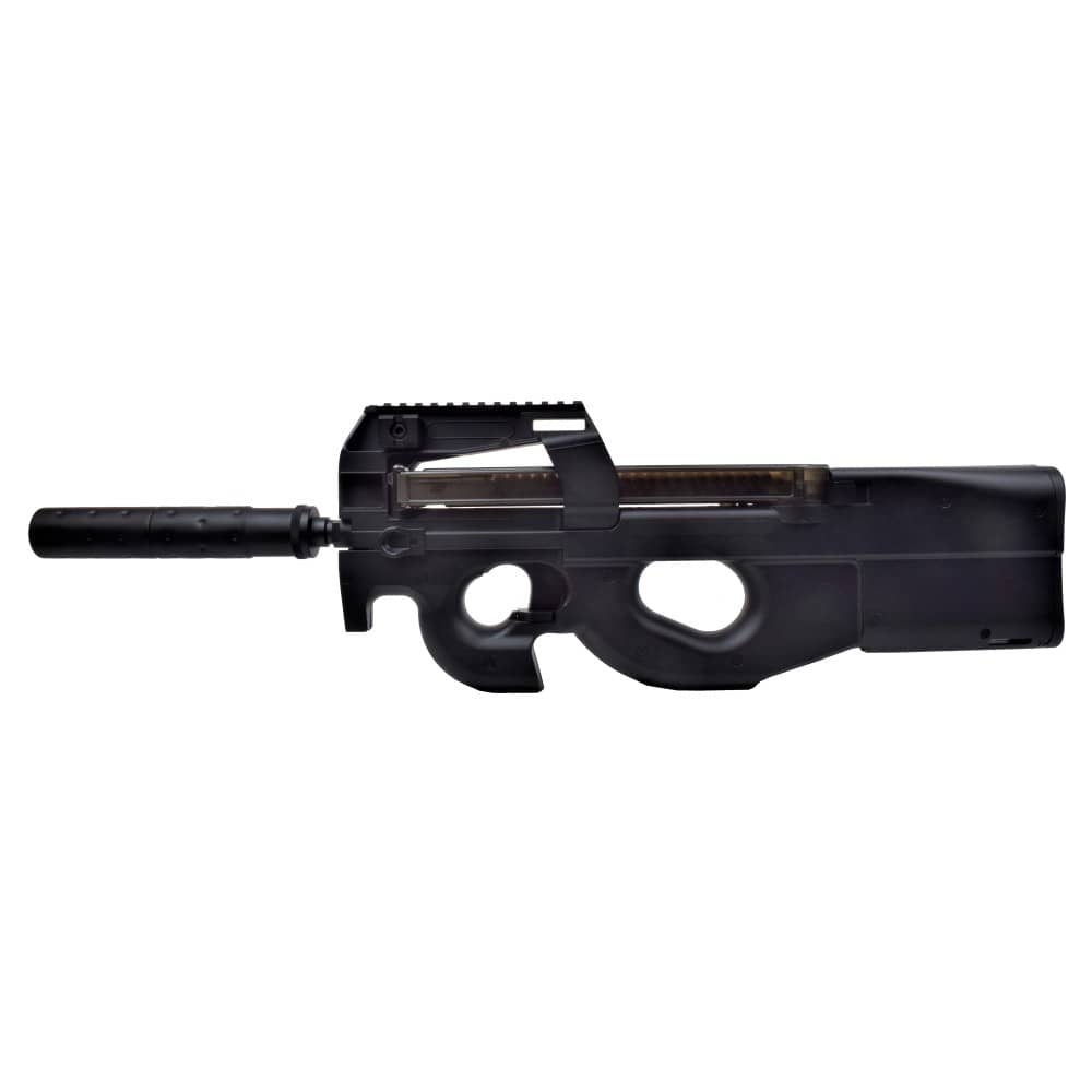 FUSIL ELÉCTRICO CYMA P90 SILENCIADOR VERSION NEGRO (CM060B) - Espadas y Más