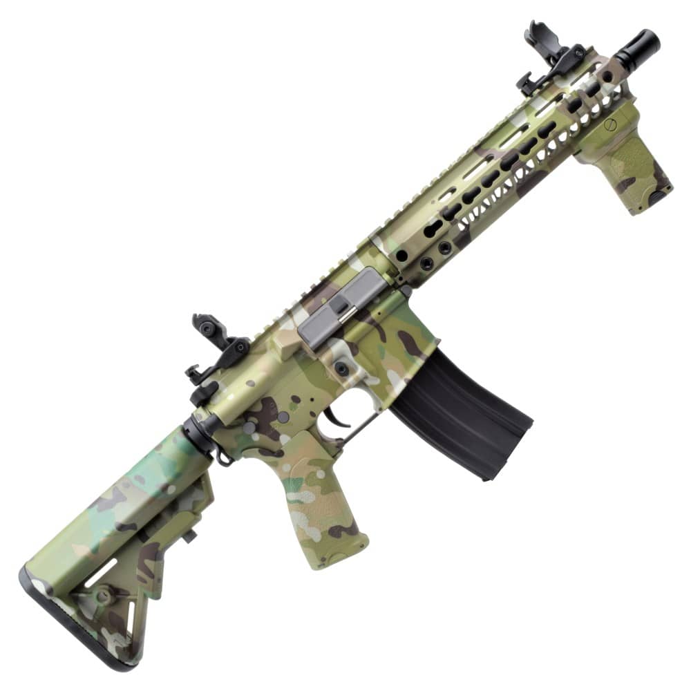 RIFLE ELECTRICO M4 9.5" METAL MULTICAM D|BOYS  (4982M-M) - Espadas y Más