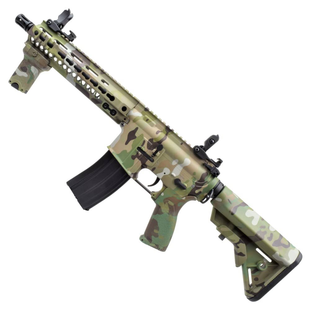 RIFLE ELECTRICO M4 9.5" METAL MULTICAM D|BOYS  (4982M-M) - Espadas y Más