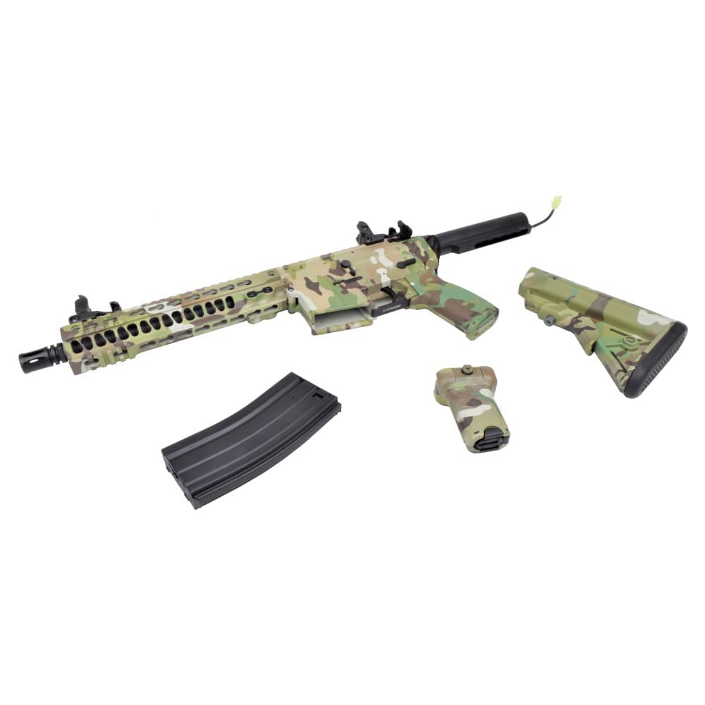 RIFLE ELECTRICO M4 9.5" METAL MULTICAM D|BOYS  (4982M-M) - Espadas y Más