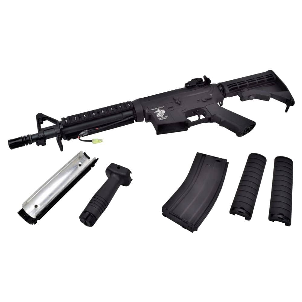 RIFLE ELÉCTRICO M4 RIS CUERPO METAL NEGRO (5781M) - Espadas y Más