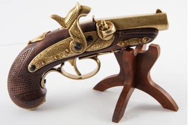 Imagen de Pistola Deringer Filadelfia de Percusión, USA 1862,5315 Réplica no funcional parte de nuestra colección en Espadas y más, sitio oficial.