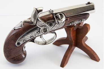 Imagen de Pistola Deringer Filadelfia de Percusión, USA 1862, 6315 Réplica no funcional parte de nuestra colección en Espadas y más, sitio oficial.