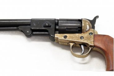 Revólver  CAL.45 Peacemaker 4,75", con 6 balas, 1-1186N,Réplica no funcional
