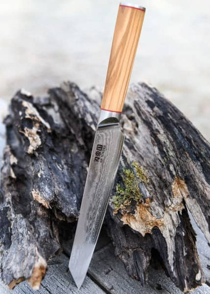 Cuchillo de corte, acero de Damasco DTYT-DSLK-OK - Espadas y Más