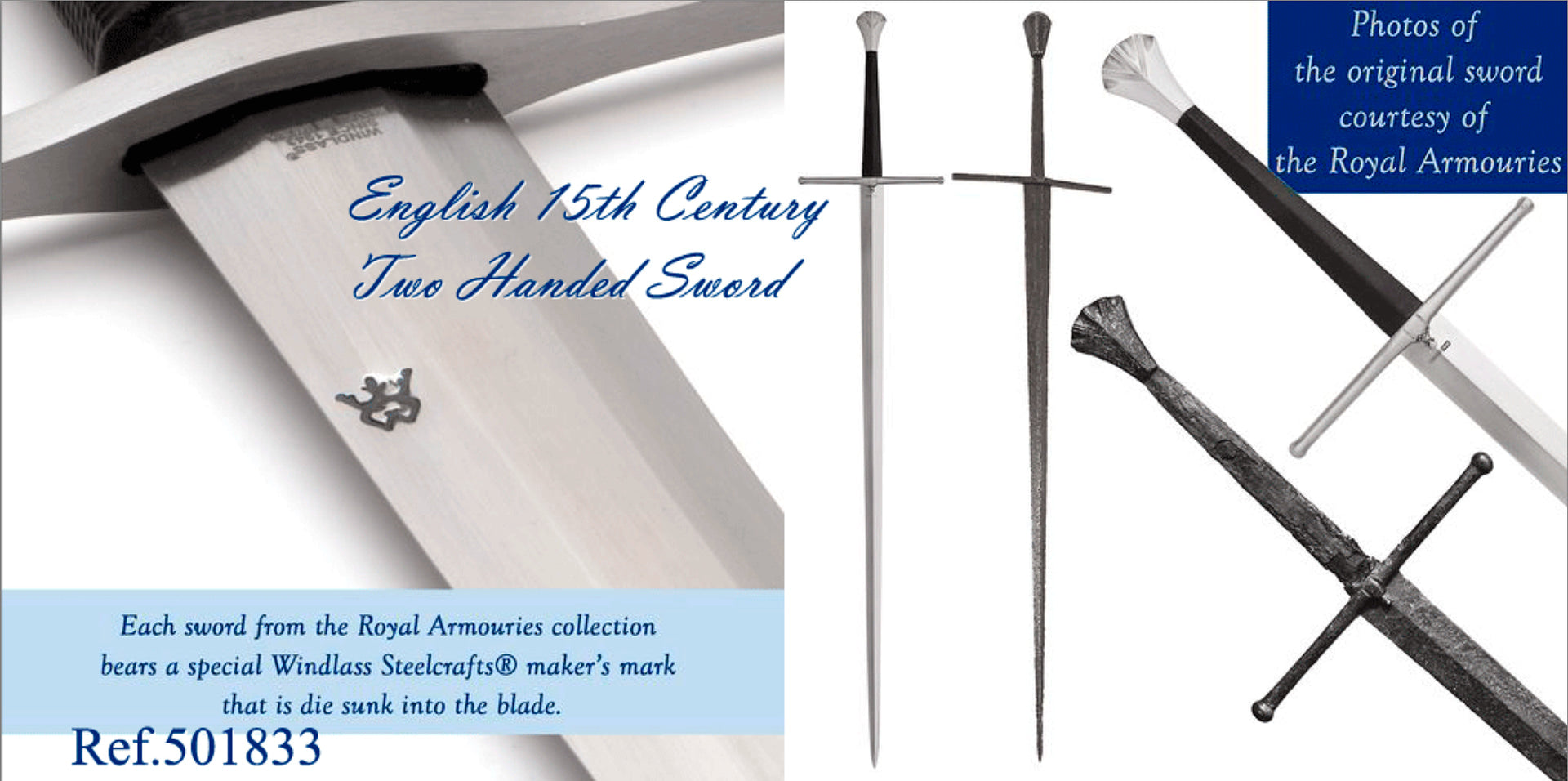 English 15th Century Two-Handed Sword - Espadas y Más