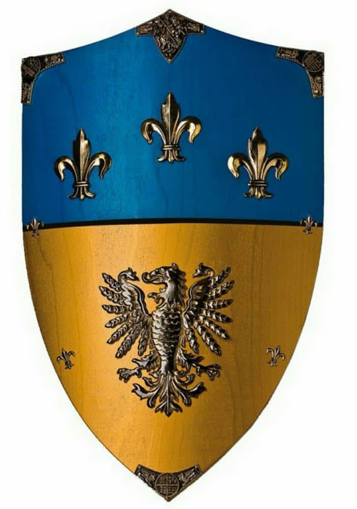Escudo de madera de Carlomagno - Espadas y Más