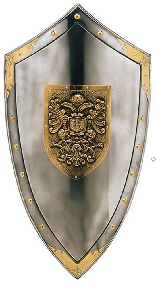 Escudo medieval bicéfala 970.6 - Espadas y Más