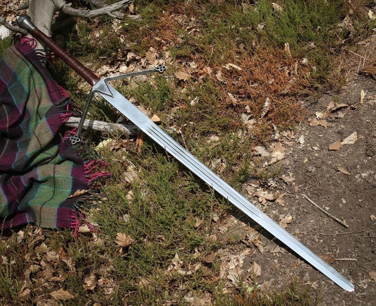 Espada Claymore escocesa larga de dos manos OSW24 - Espadas y Más