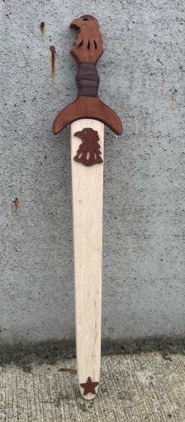 Espada de caballero de madera para niños, aprox. 60 cm 1580090263-R - Espadas y Más