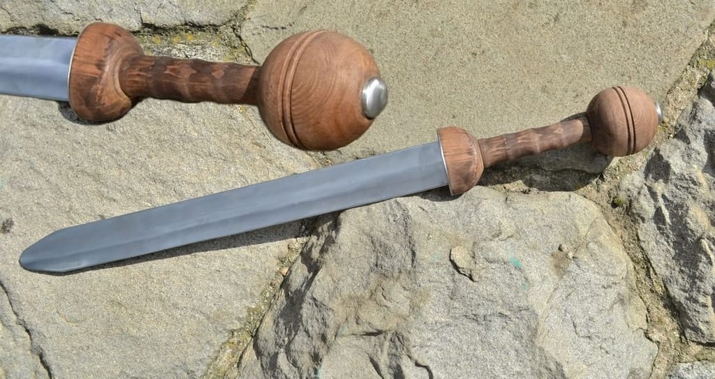 Espada Gladius réplica contundente de combate escénico ASW44 - Espadas y Más