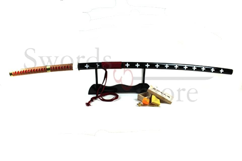 Espada katana Trafalgar Low One Piece Funcional damasco 135 cm 40581 - Espadas y Más