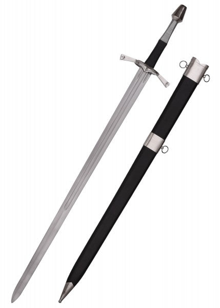 Espada larga con anillo de guardia, siglo 15, incl. vaina  0116342400 - Espadas y Más