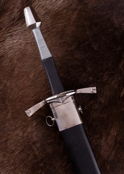 Imagen de Espada larga con anillo de protección decorada MSW134 parte de nuestra colección en Espadas y más, sitio oficial.
