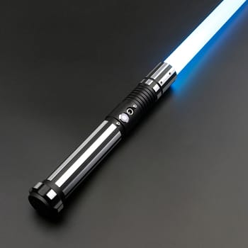 Espada Laser RGB con Mango De Metal Gris 77cm - Star Wars - Espadas y Más
