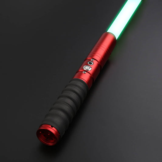 Espada lasér RGB Con Mango De Metal Rojo con Negro 77cm - Star Wars - Espadas y Más