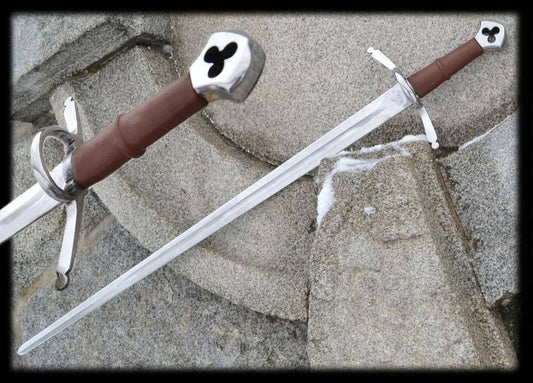 Espada Trébol con protector de anillo OSW29 - Espadas y Más