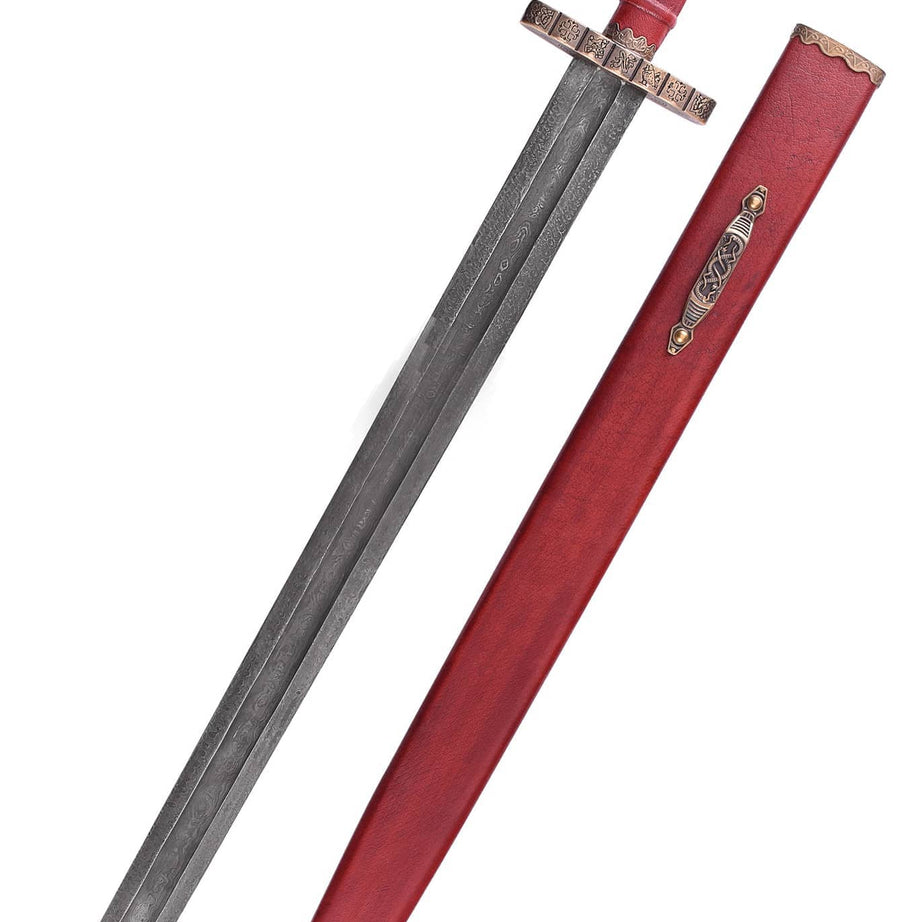 Espada vikinga de Haithabu, siglo IX, acero de Damasco 0116041401 > Espadas  y mas