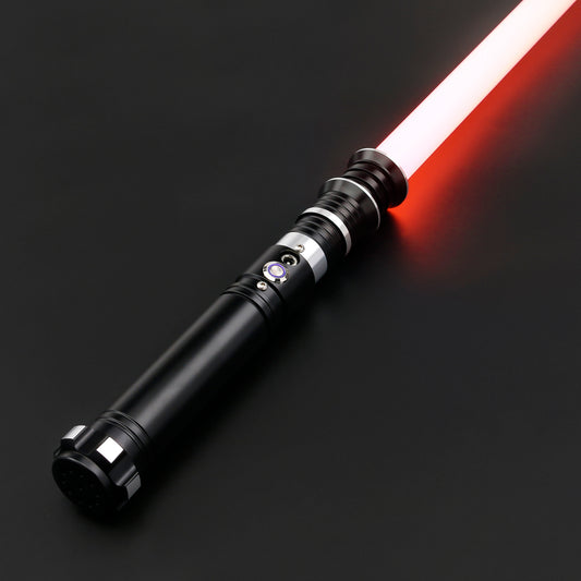 Espadas Láser Duelos Pesados RGB 12 colores, 10 Set de Sonidos, Mango Gris - Star Wars - Espadas y Más