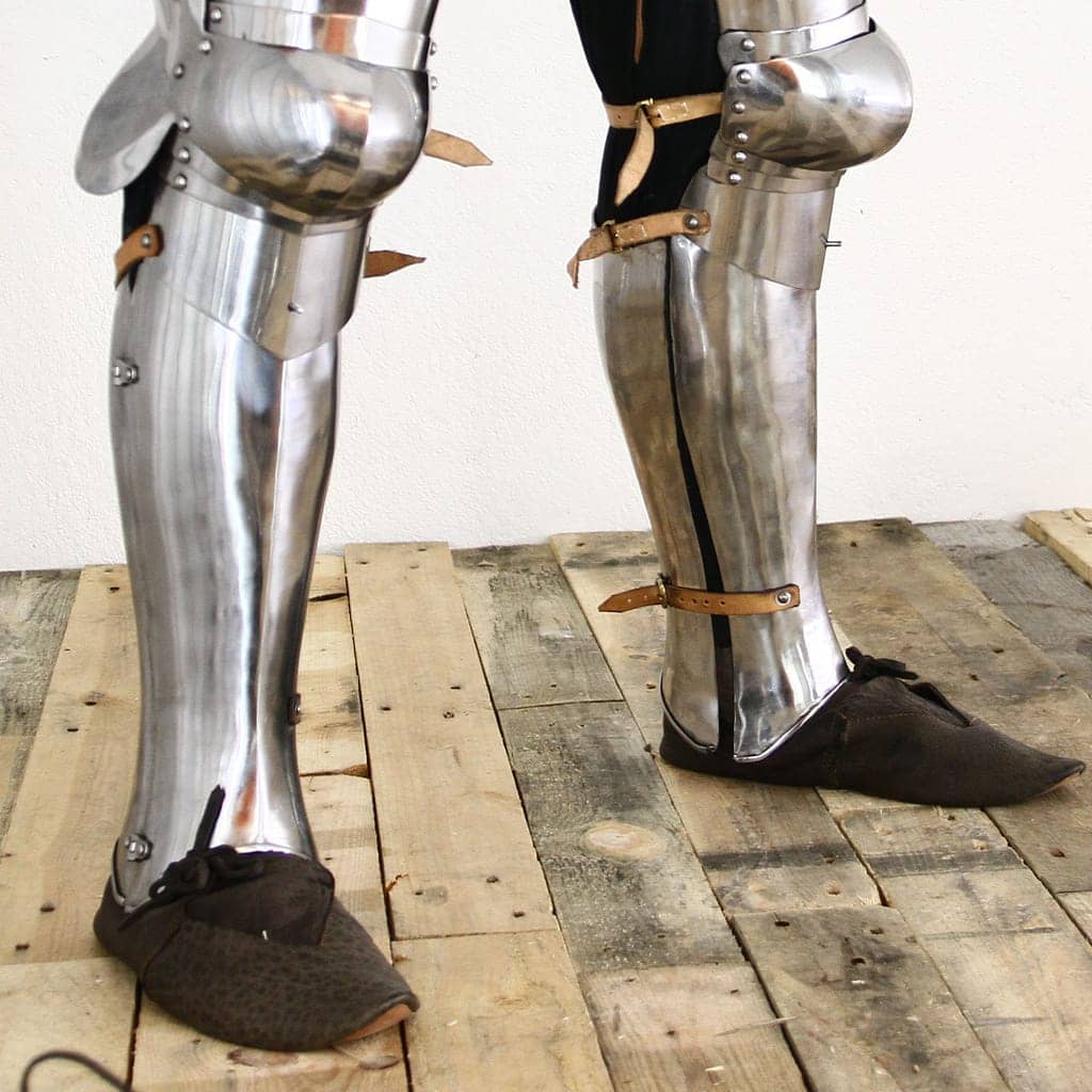 Espinillera Medievales Avant acero - Espadas y Más