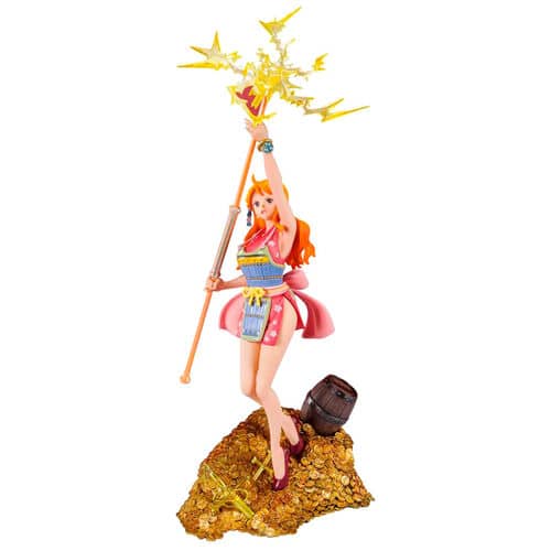 Estatua FiguartsZERO Nami by Eiichiro Oda WT100 Daikaizoku Hyakkei One Piece 28cm - Espadas y Más