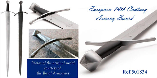 European 14th Century Arming Sword - Espadas y Más